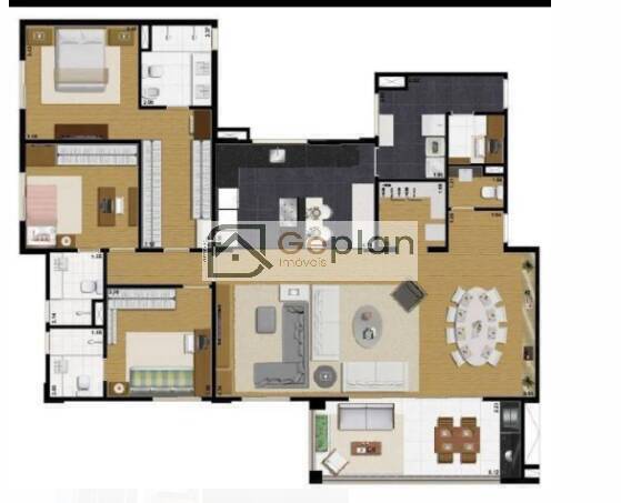 Apartamento, 3 quartos, 167 m² - Foto 58